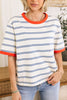 Short Sleeve Striped Shirt (S-L)