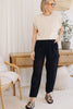 High Waisted Eyelet Woven Cargo Pants (S-3XL)