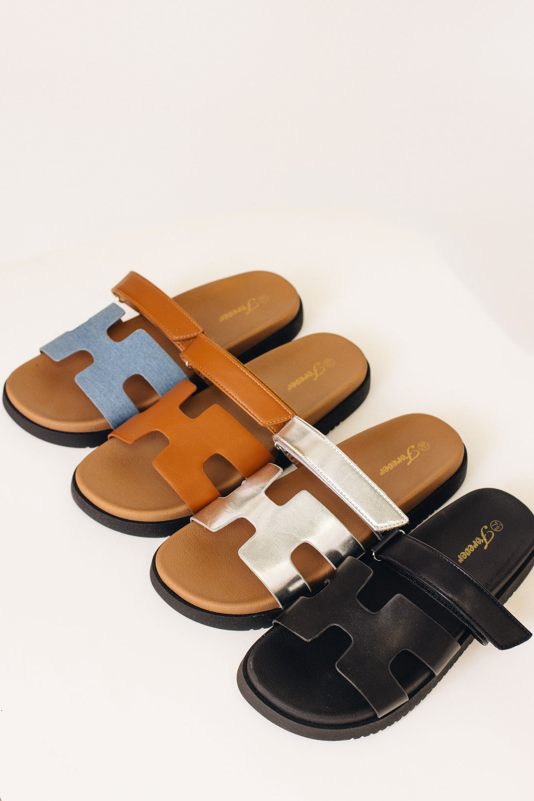 The Hennie Velcro Strap Sandal