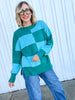 Louis The Large Checkered Long Sleeve Sweater (S-2XL)