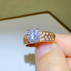 1.5 Carat 925 Sterling Silver Moissanite Ring