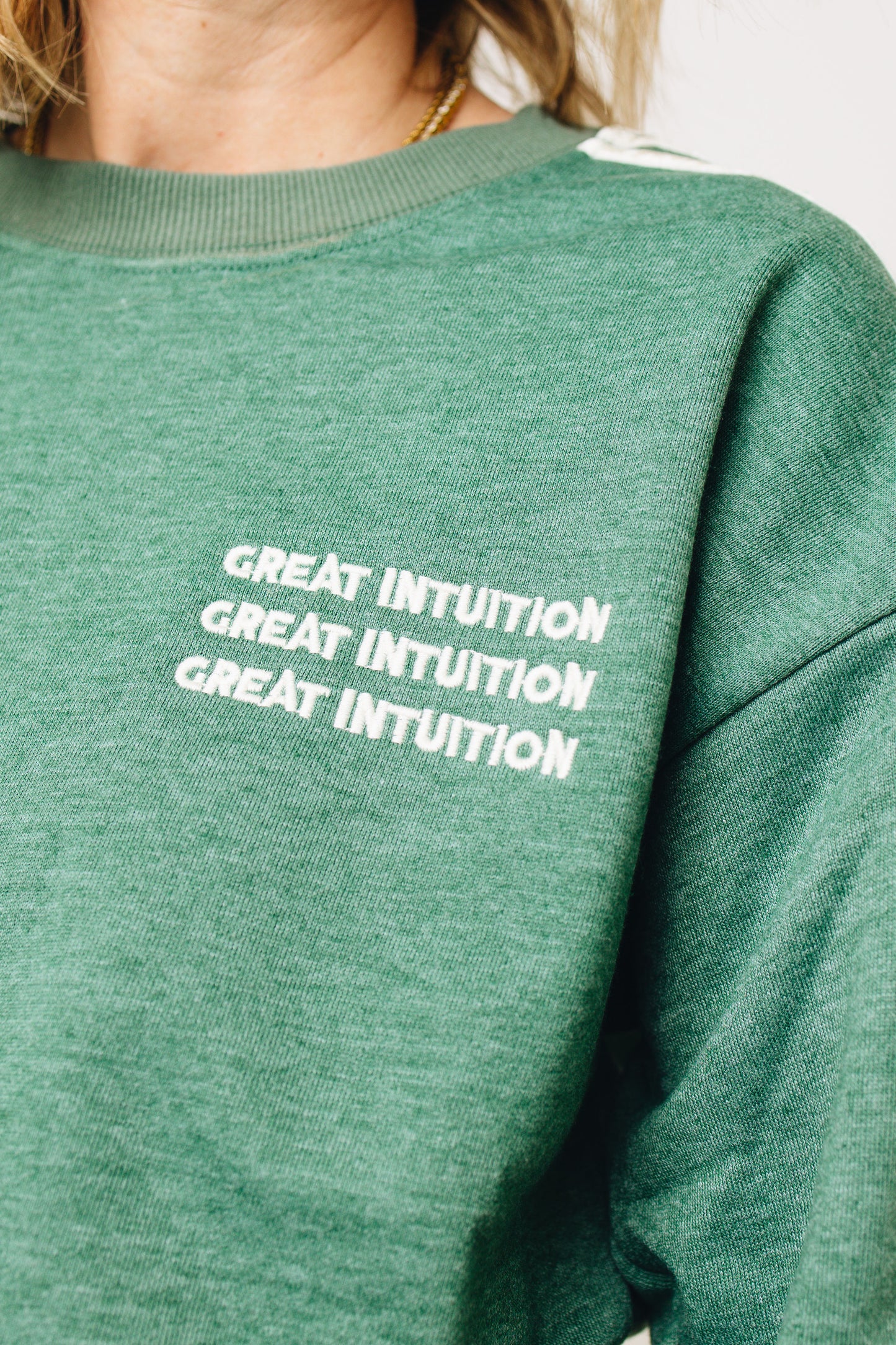 Great Intuition French Terry Sweater  (S-3XL)