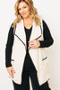 Fuzzed Up Long Collared Vest (S-L)