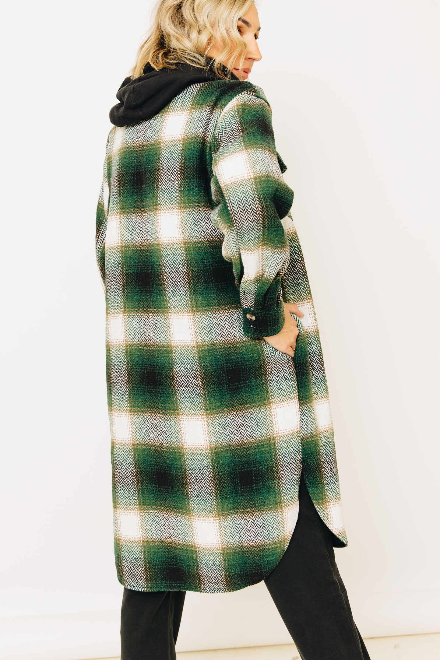 Woodland Chic Plaid Maxi Coat (S-3XL)