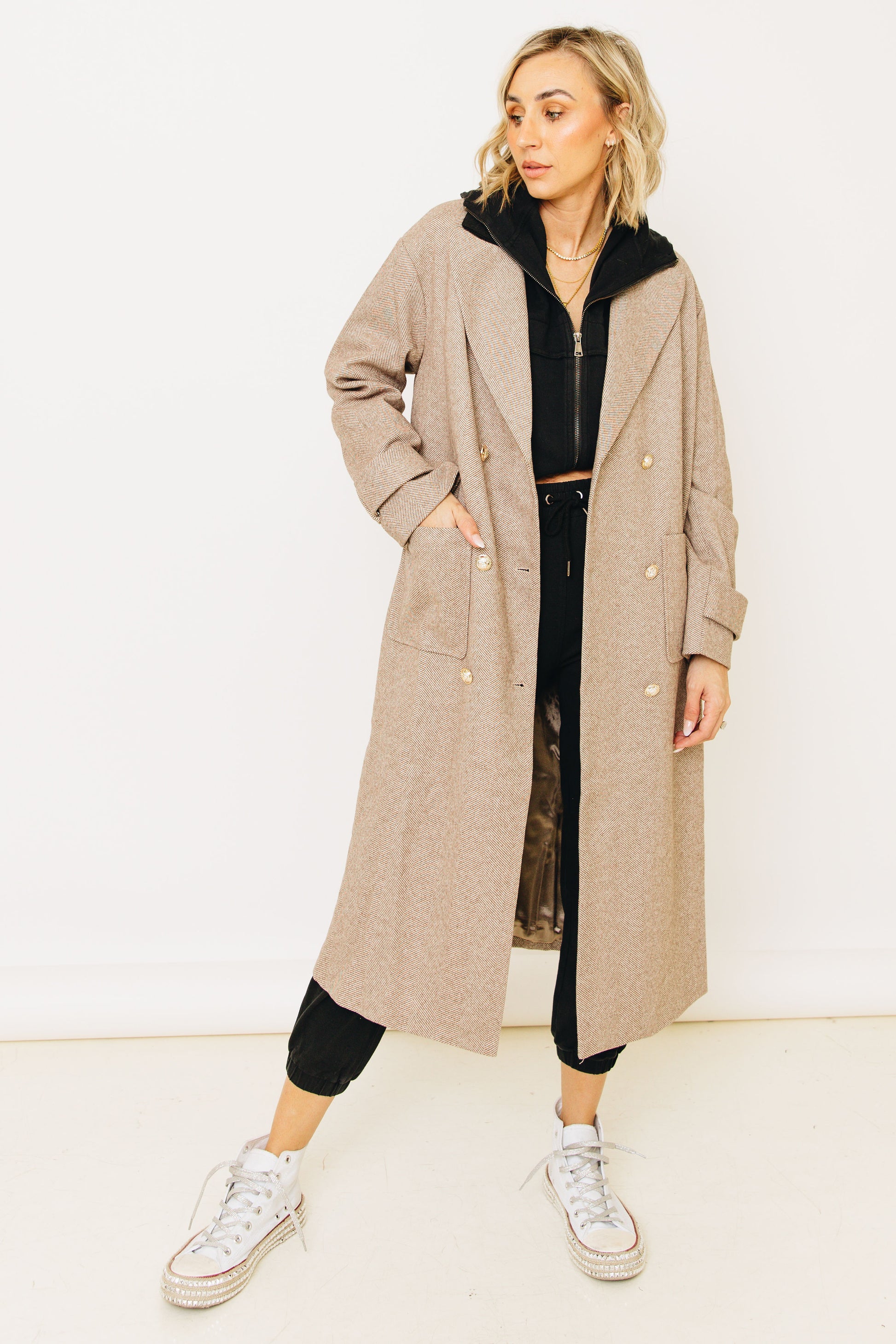 Golden Trench Coat - Ready-to-Wear 1AAWKA