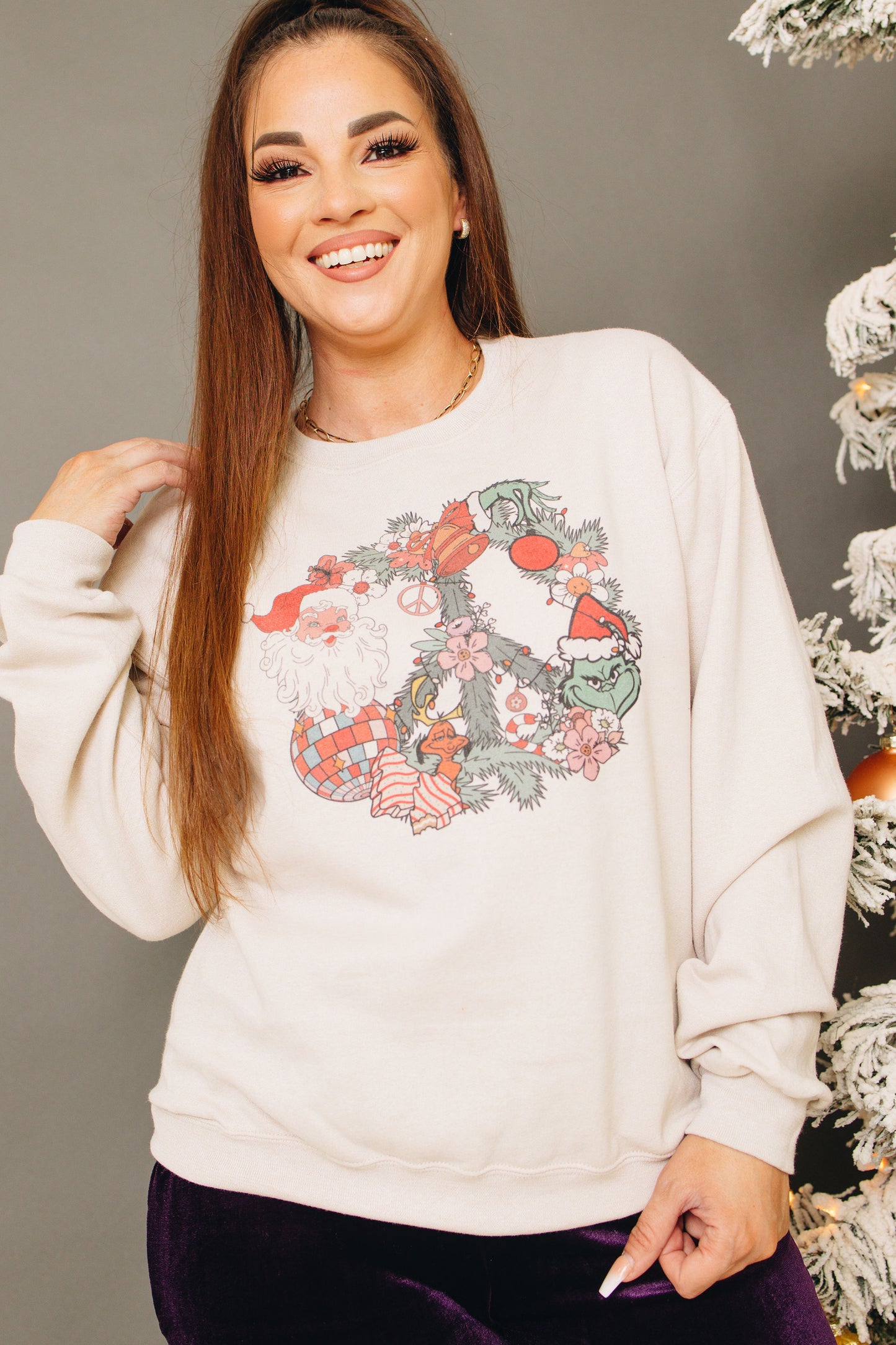 Deck The Halls Graphic Sweater (S-2XL)