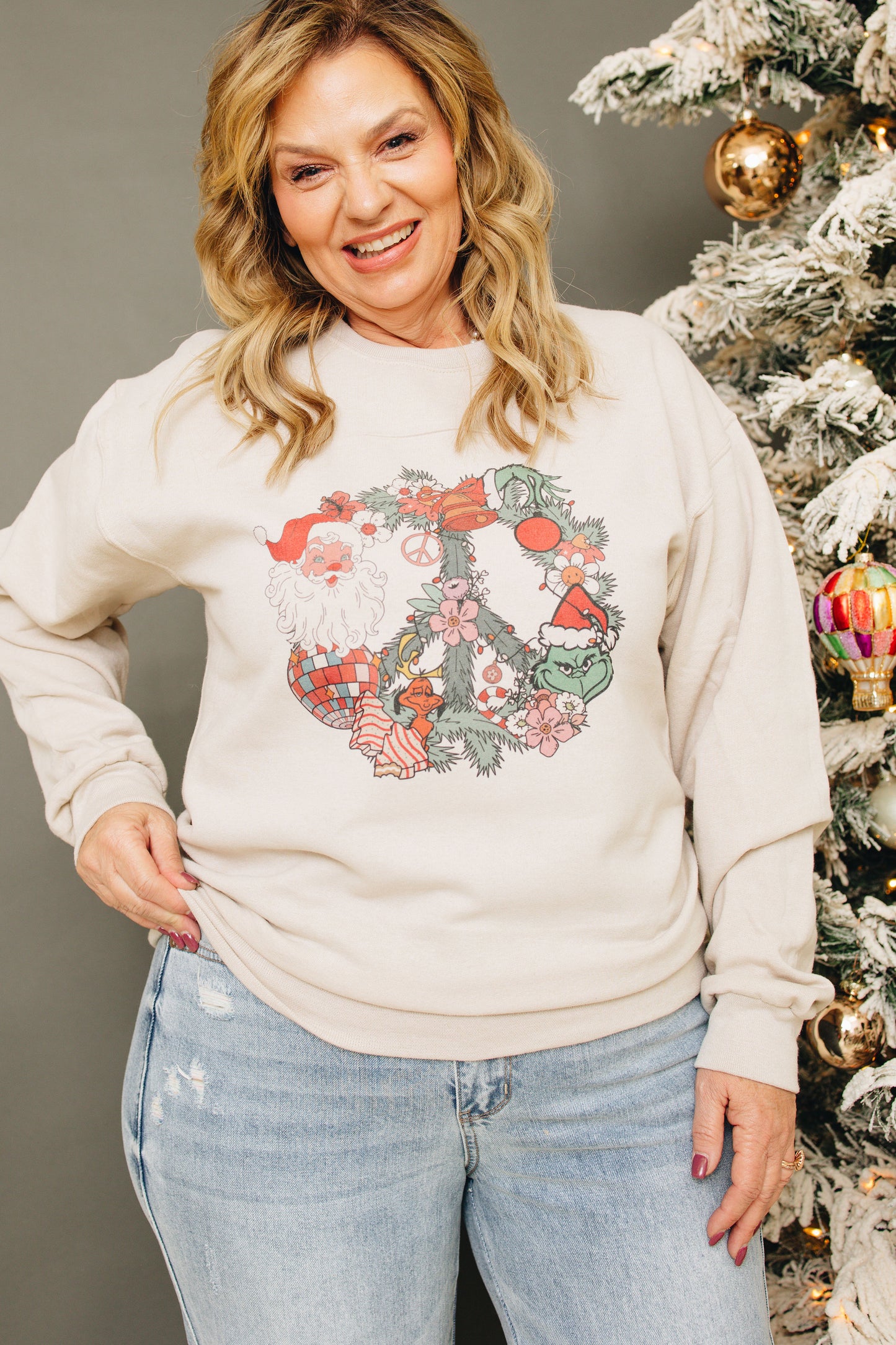 Deck The Halls Graphic Sweater (S-2XL)