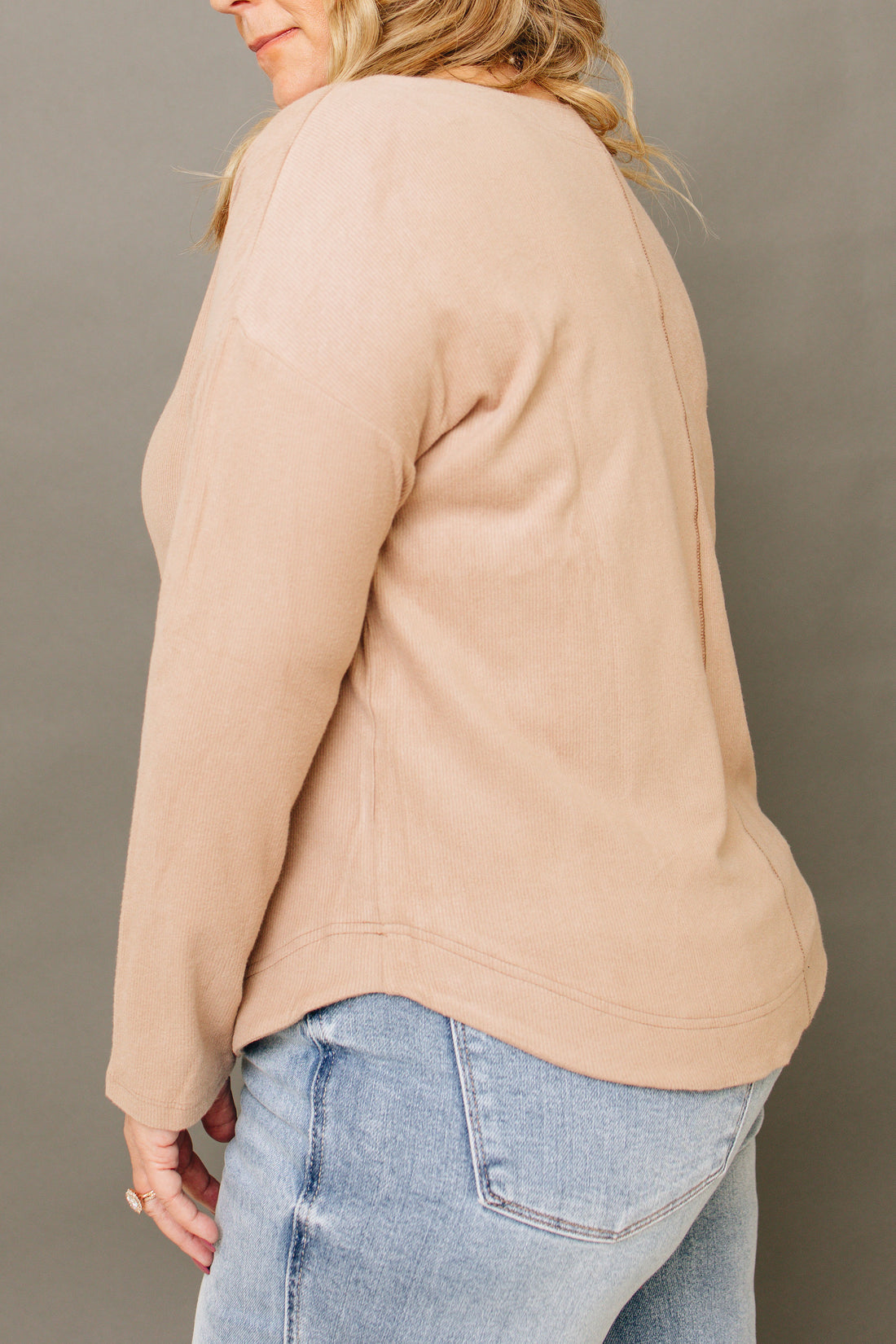 Essential Brushed Rib Layering Top (S-3XL)