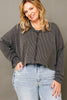 Luxe Lines Ribbed Long Sleeve Top (S-L)