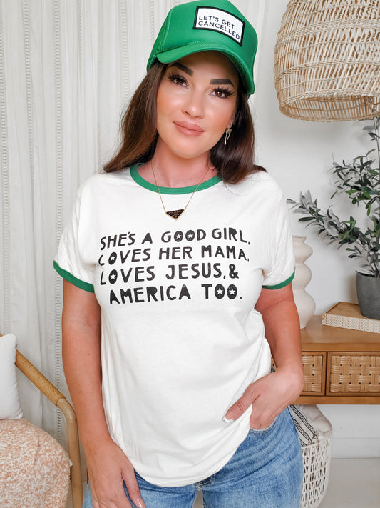 She's A Good Girl Graphic Tee (S-XL)