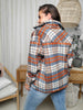 Chrissy Plaid Button Up Long Sleeve Jacket (S-XL)