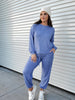 Cabin Fever Soft Melange Hacci Long Sleeve Top and Jogger Set (S-L)