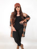 Mandy Plaid Collared Neck Long Sleeve Versatile Shirt Dress