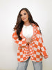 The Betty Quirky Plaid  Cardigan S-XL