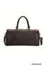 Doorbuster - Vegan Leather Weekender Travel Duffle Bag