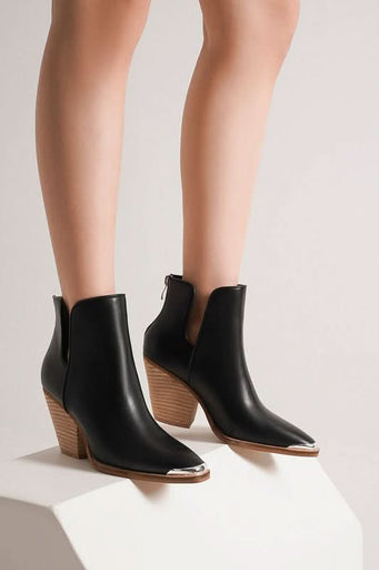 Tony Cutout Ankle Boot