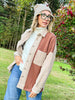 The Granny Patchwork Brown and Cream Long Sleeve Jacket (S-XL)