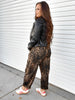 Pre-Order for 12/2/24 - CAT Comfort Stretch Leopard Loose Fit Barrel Leg Pants (S-XL)