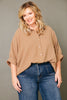 Tuneful Tunic Button Up Top (S-3XL)