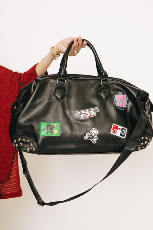 Checkered Handbag – Emerald XO Ivy