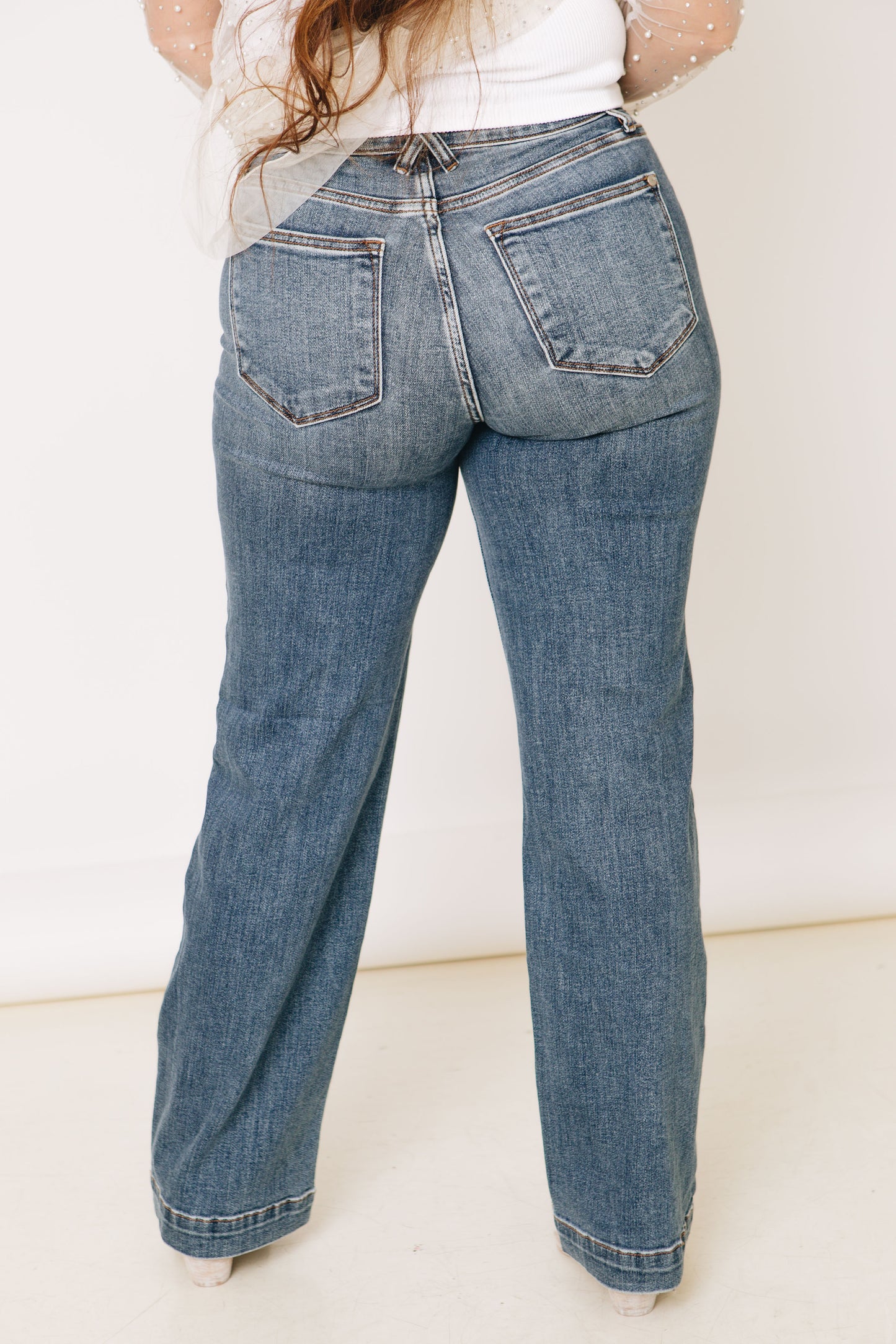 Judy Blue - Olivia Wide Leg Trouser Jeans (0-24W)
