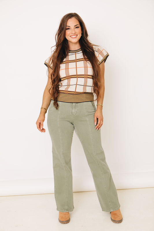 Judy Blue - Olive and Ivy Stretchy Straight Jeans (0-24W)