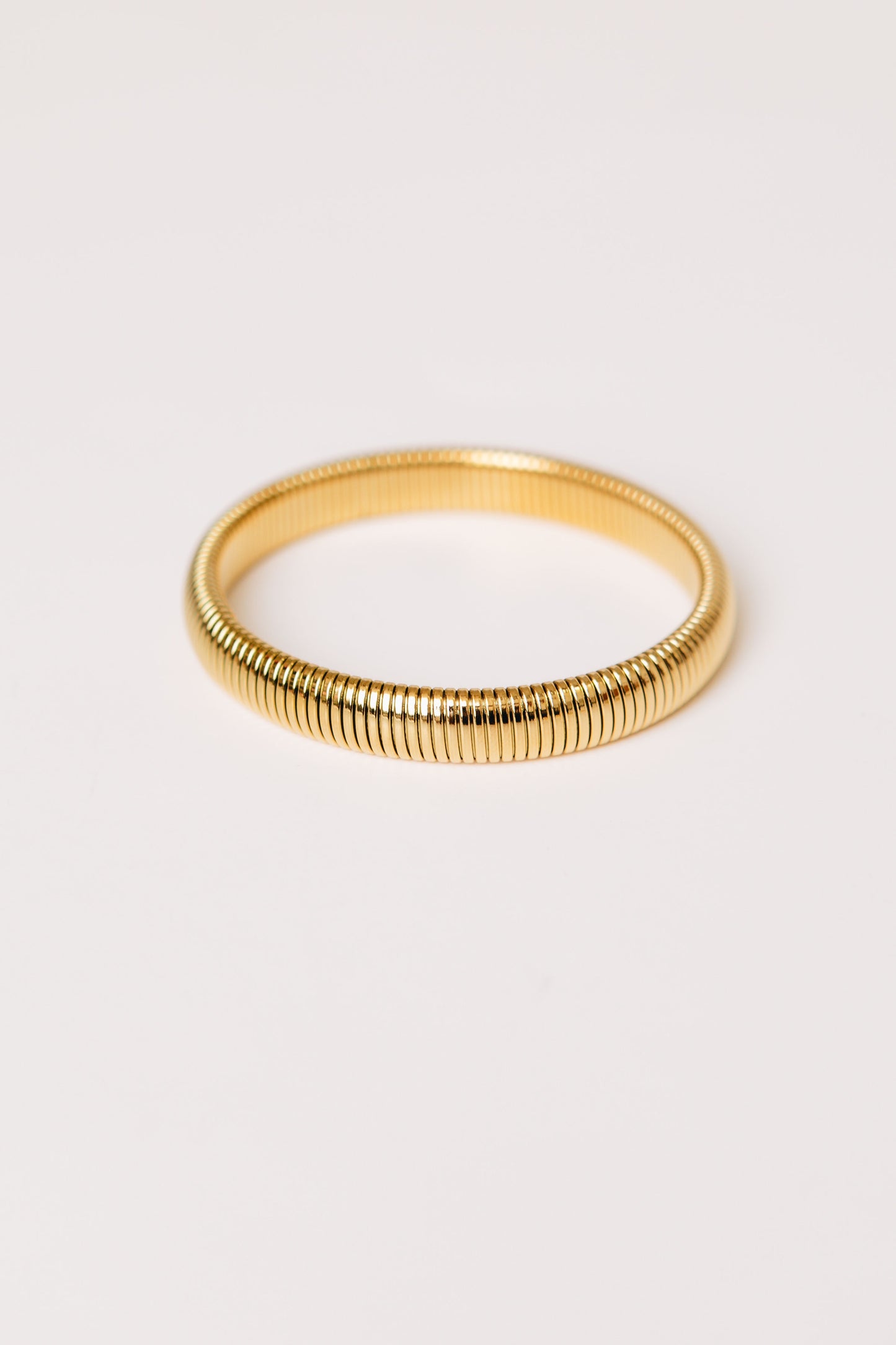 Celeste Chic Gold Plated Stretch Bracelet (L)