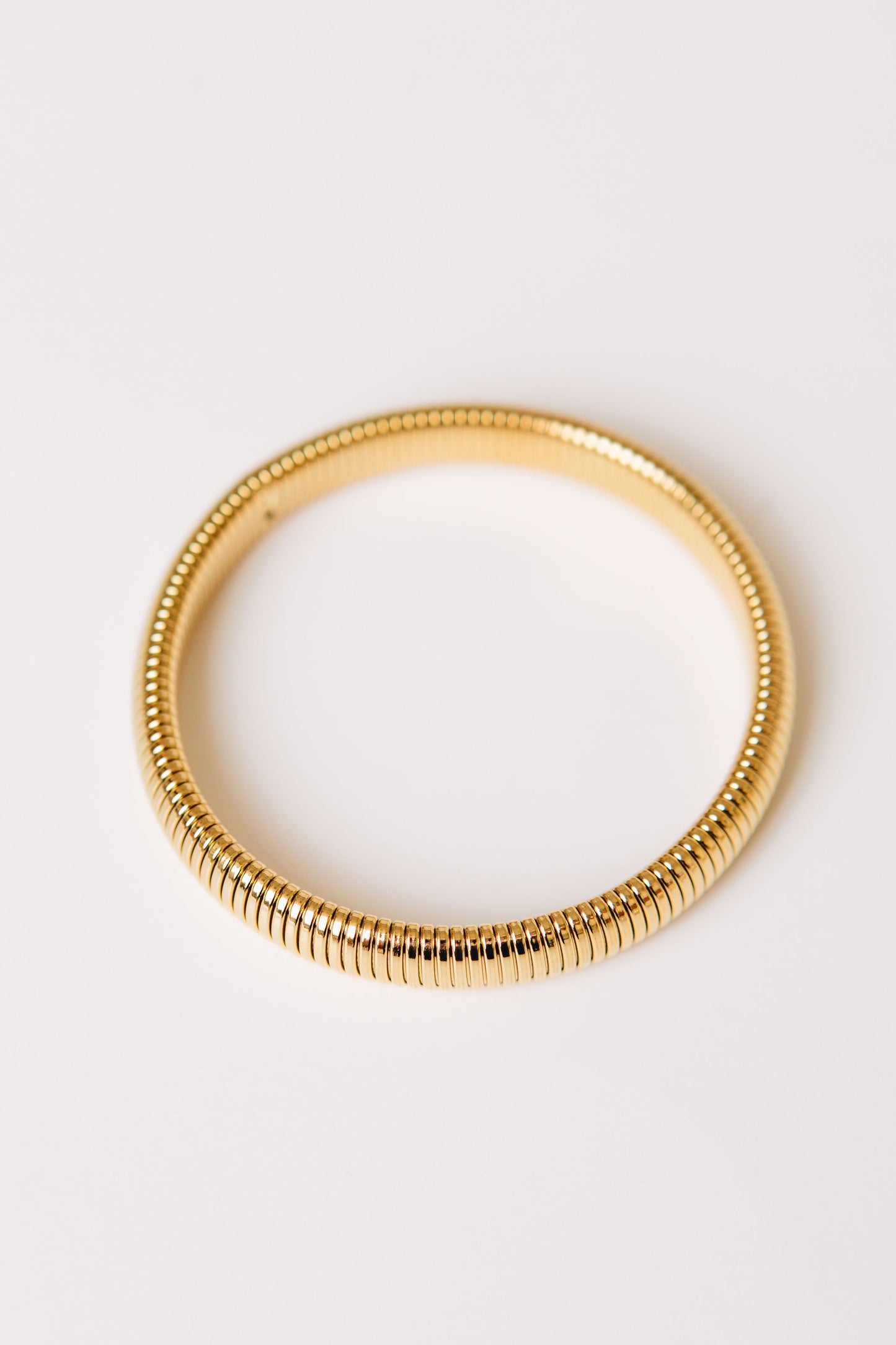 Celeste Chic Gold Plated Stretch Bracelet (L)