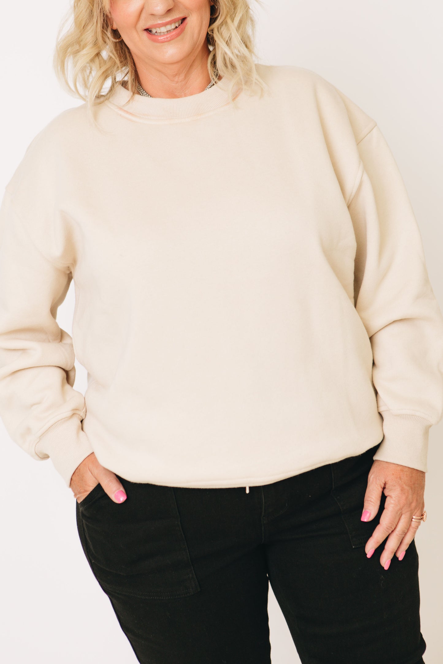 RESTOCK EXPECTED 10/2 - Be Yourself Oversized Luxe Sweatshirt (S-3XL)