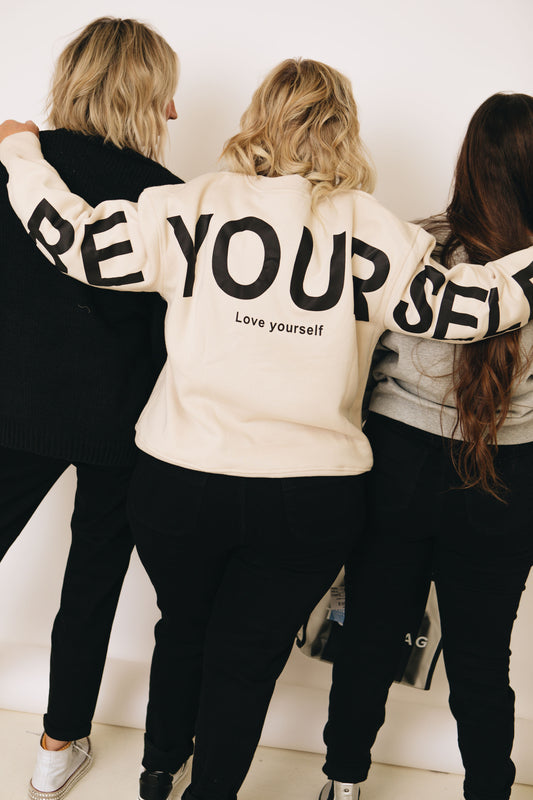 Be Yourself Luxe Oversized Sweatshirt (S-3XL)