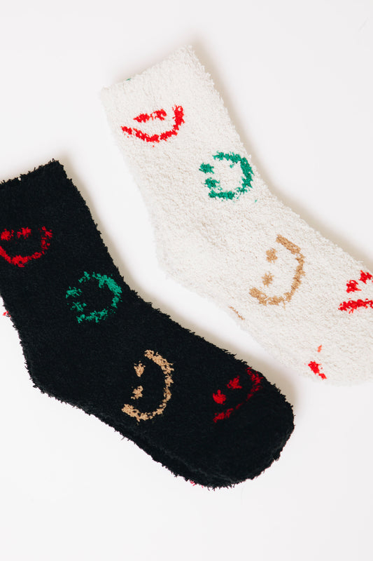 Doorbuster - Colorful Fleece Plush Socks (OS)