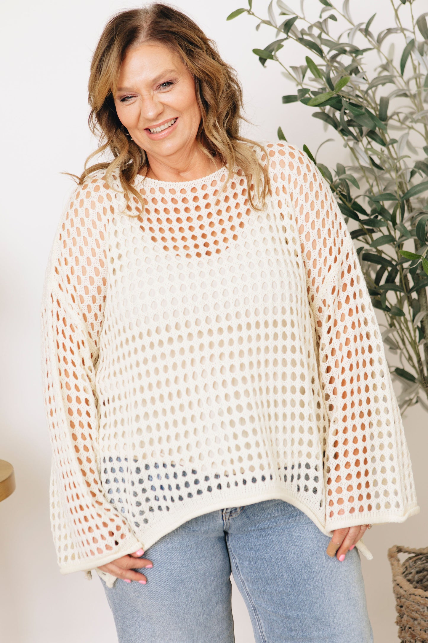 Long Sleeve Solid Knit Sweater (S-3XL)