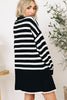 Refined Striped Knit Cardigan (S-3XL)