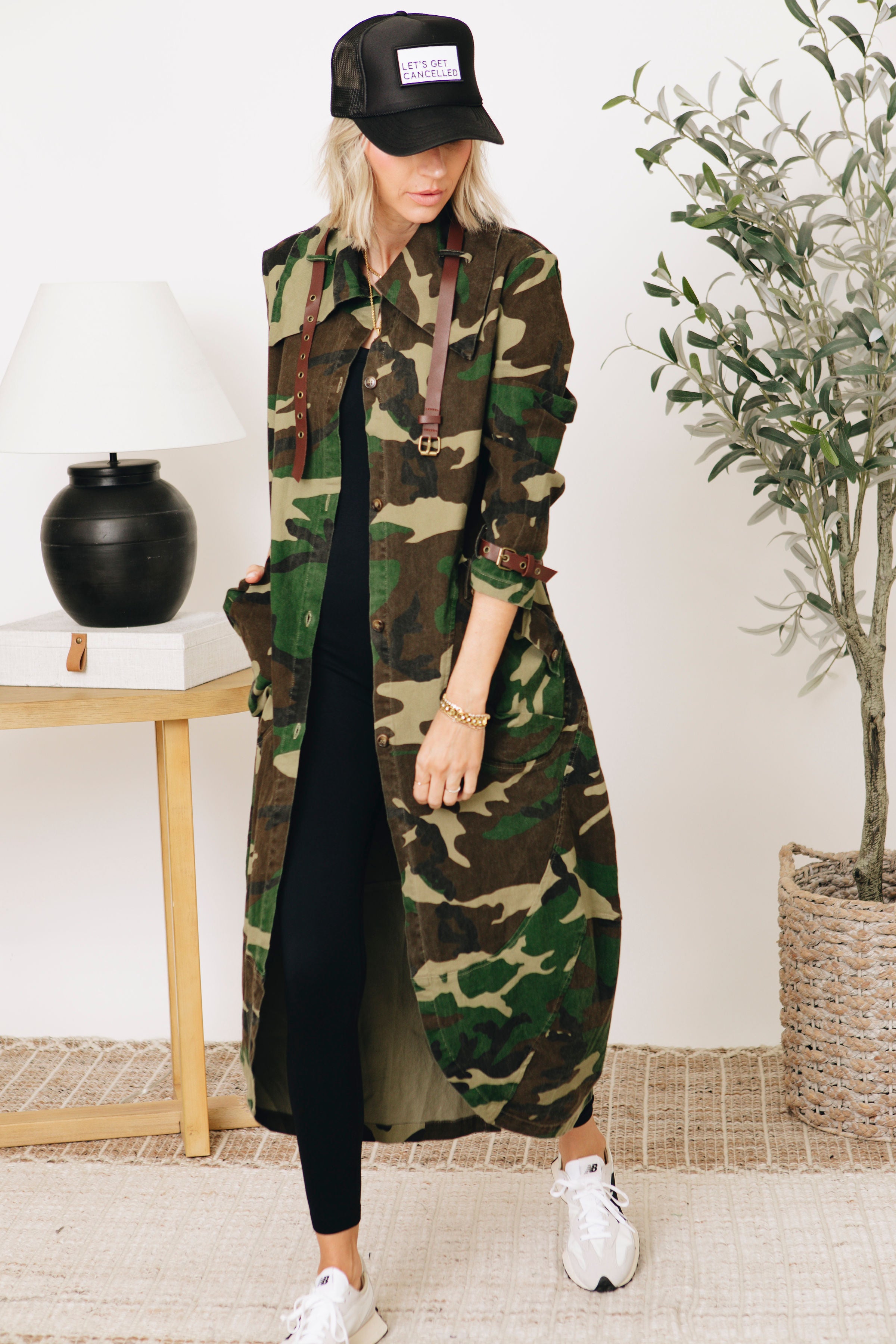 Camouflage hotsell duster coat