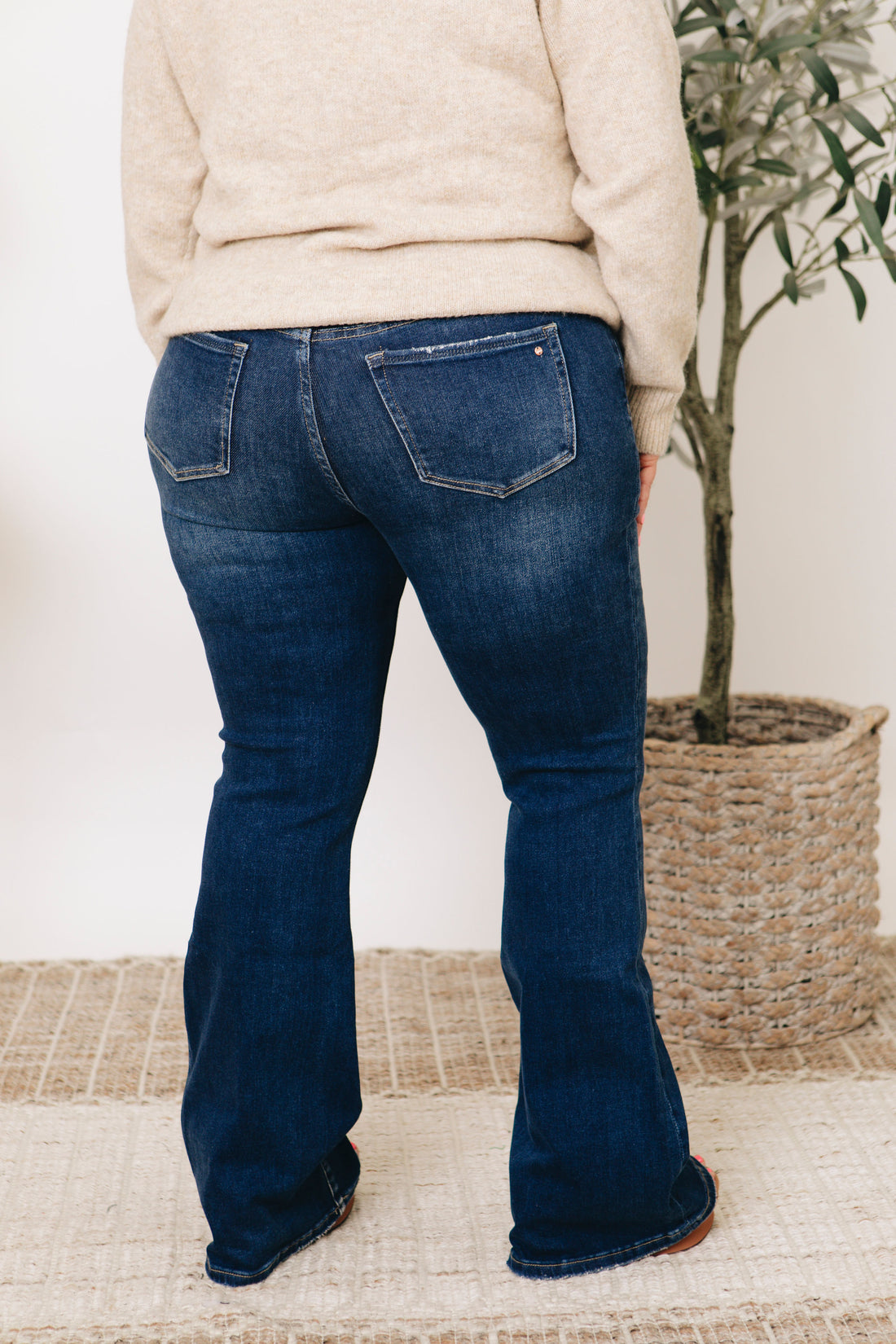 RESTOCKED: Miss New Booty High Rise Flare Jeans (0-22W)