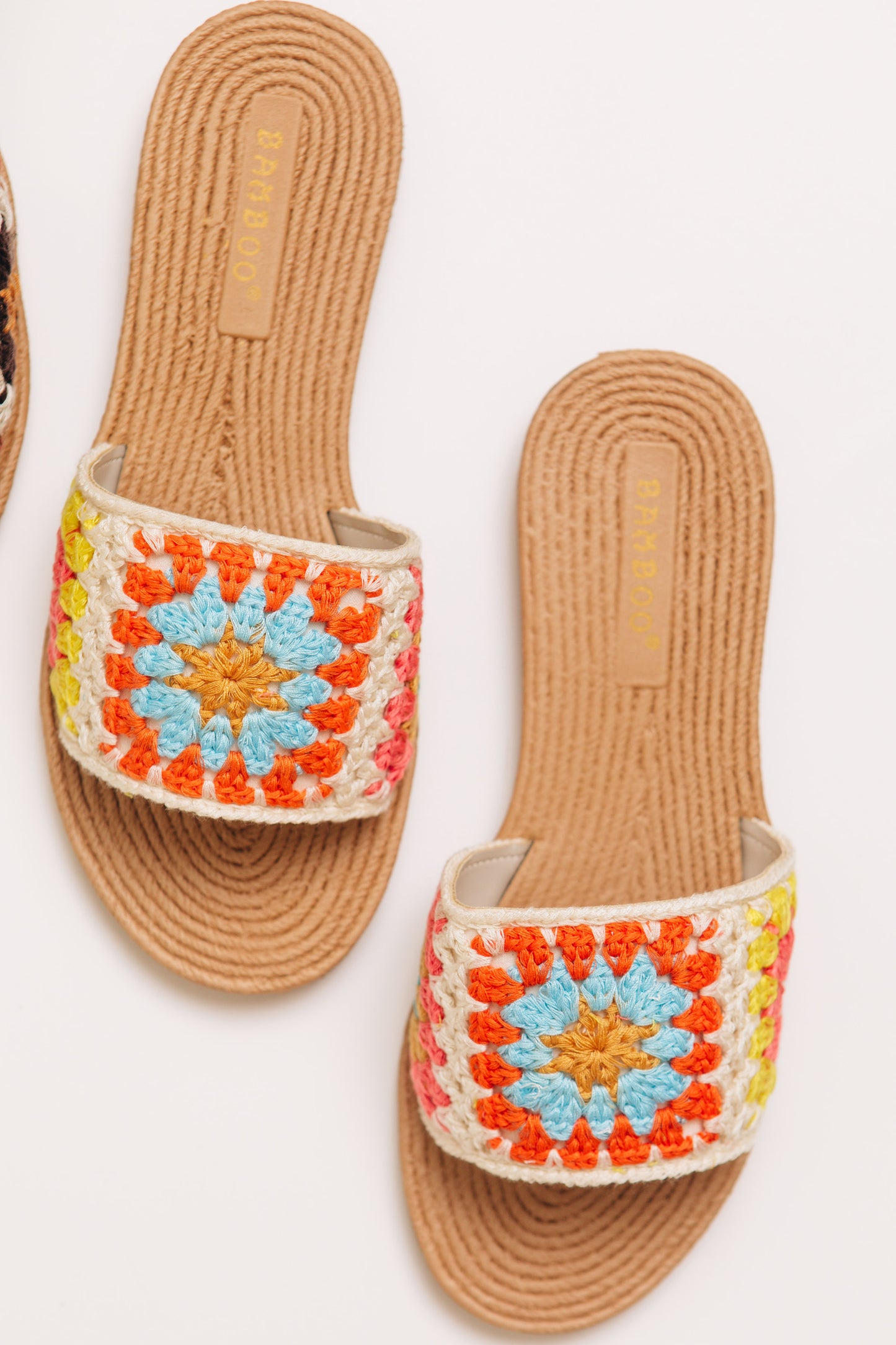 Nana's Crochet - Bamboo Braided Flat Sandals