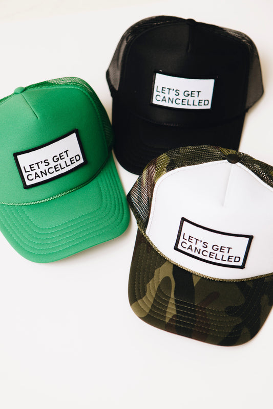 Ivy Exclusive - Let's Get Cancelled Trucker Hat (OS)