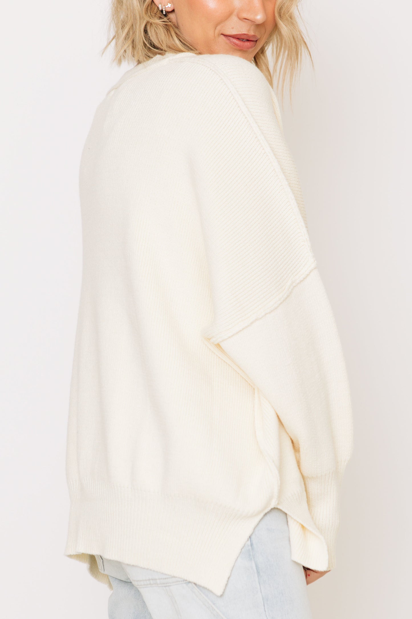 RESTOCK EXPECTED 10/2 - FP DUPE Drop Shoulder Sleeve Sweater (S-2XL)