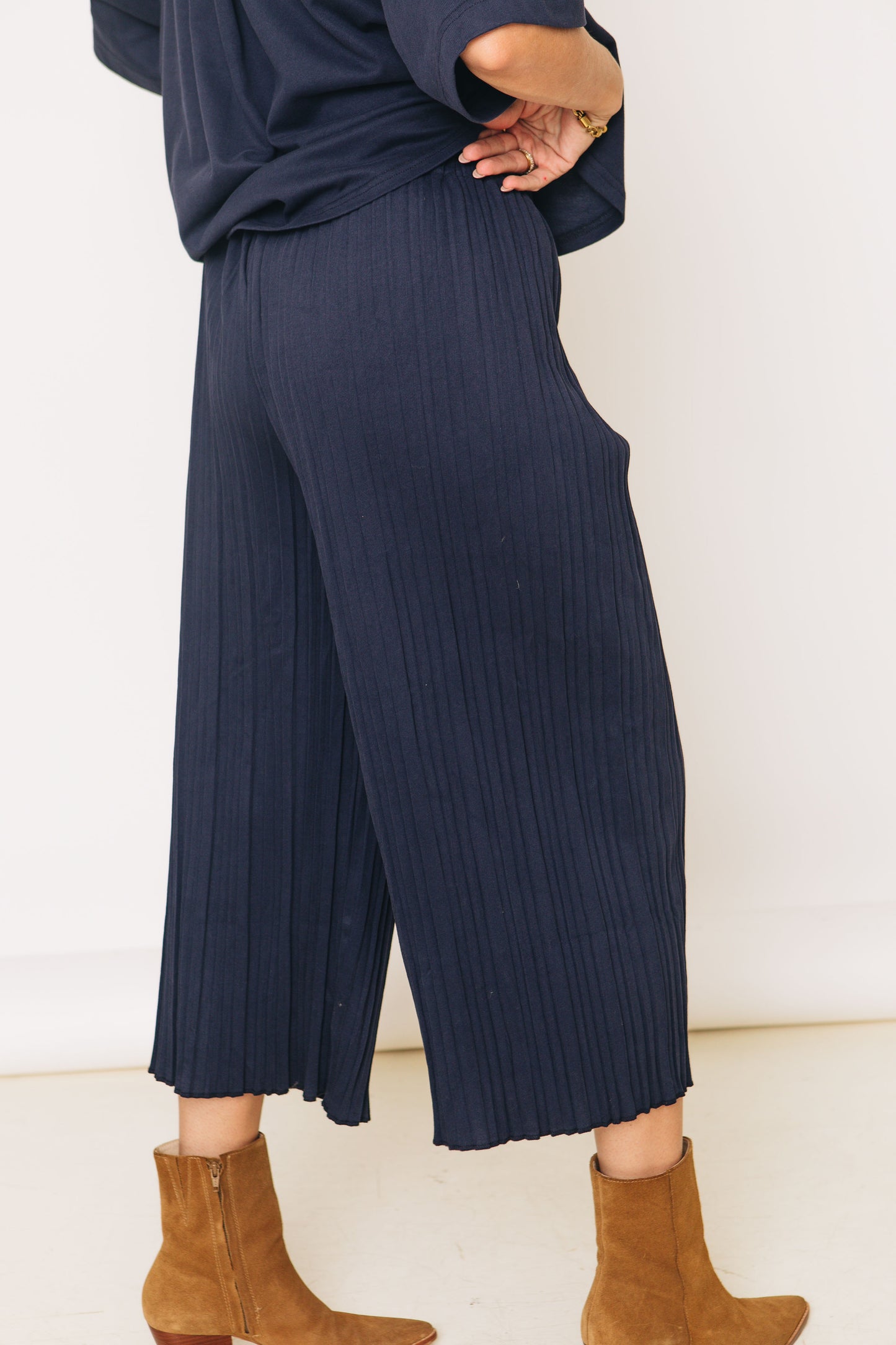Midnight Majesty Relaxed Wide Leg Pant (Part of Set S-L)