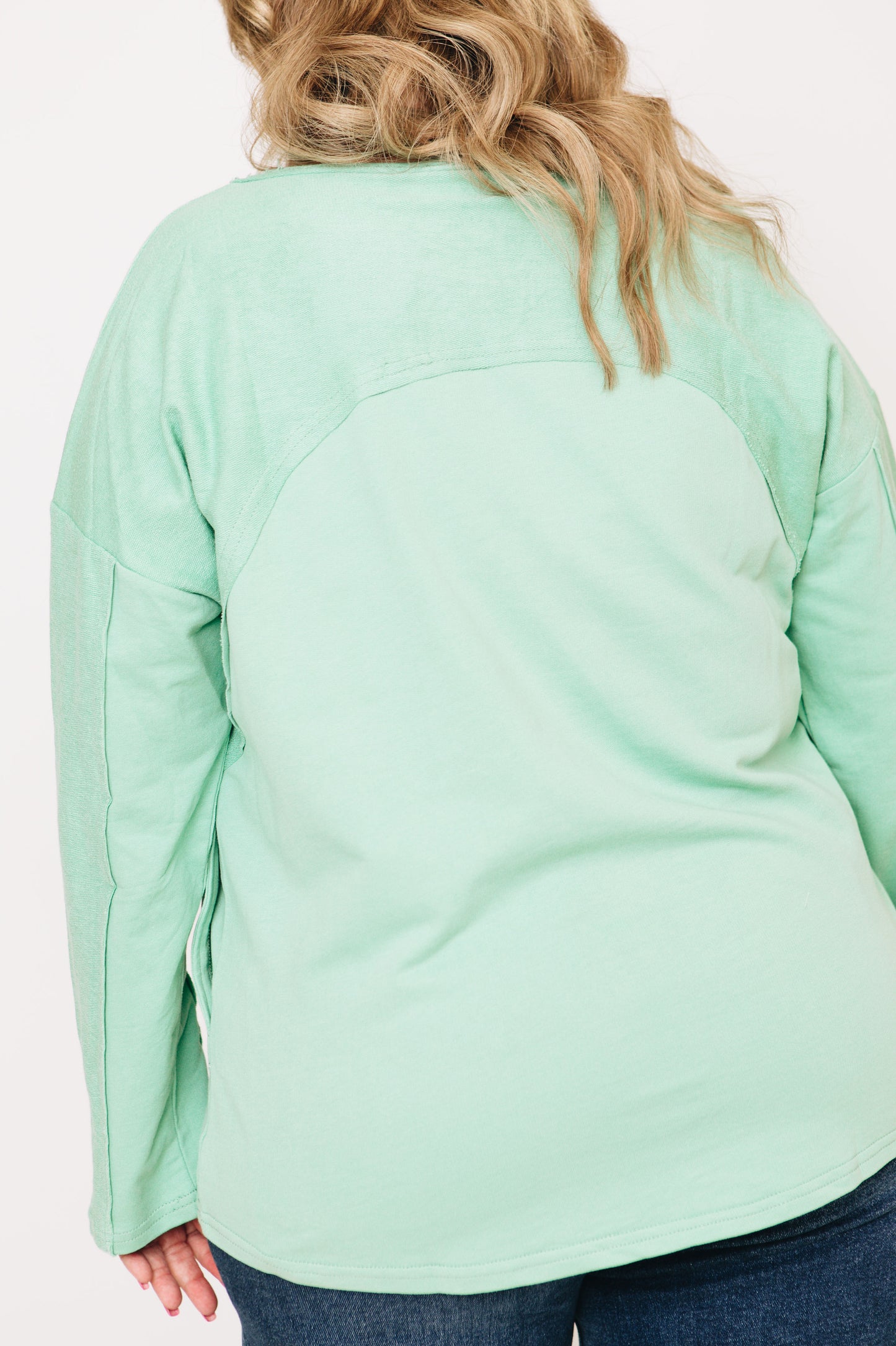 French Terry Oversized Layering Top (S-3XL)