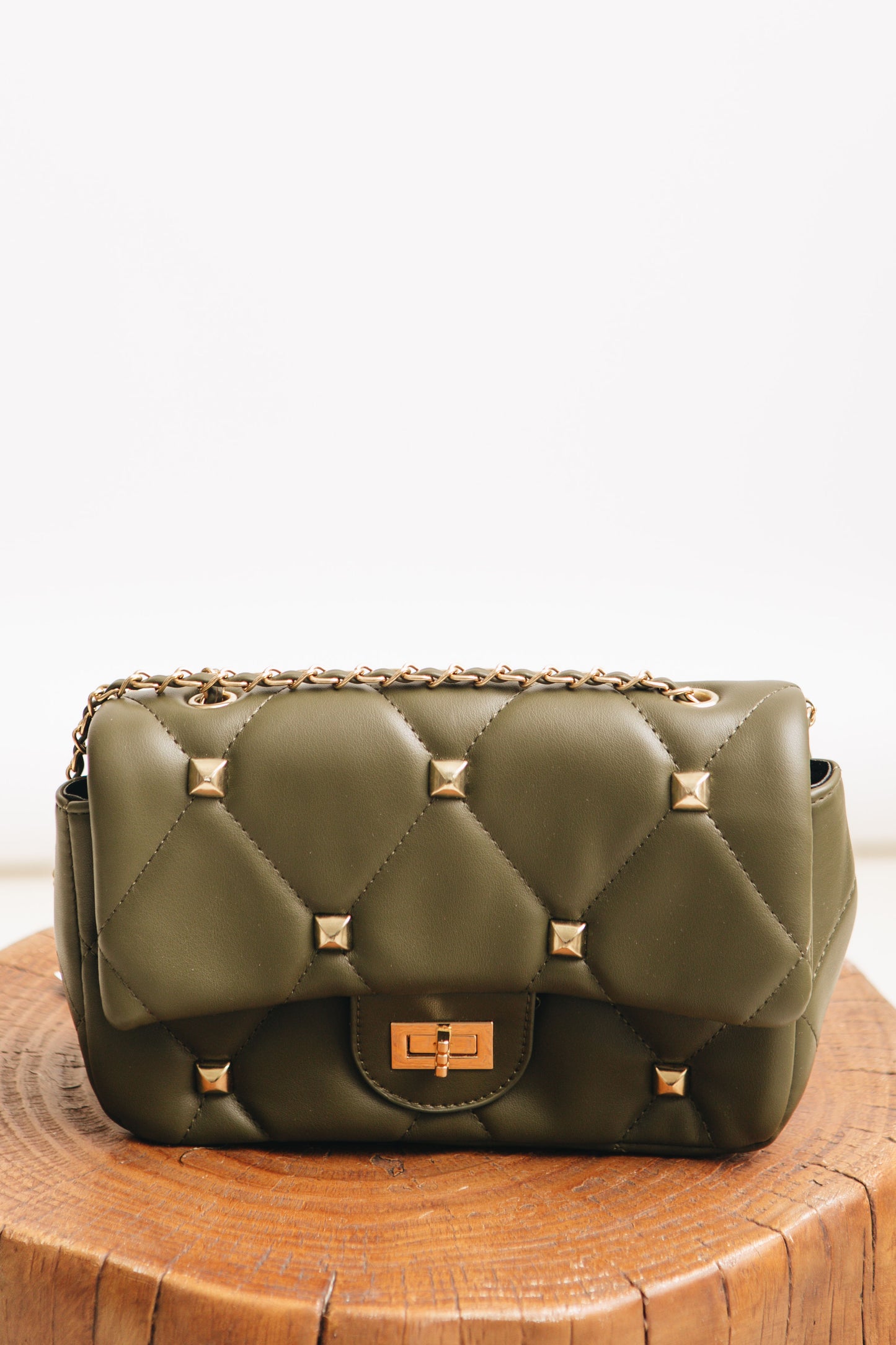 Charlotte Faux Leather Shoulder Bag (OS)