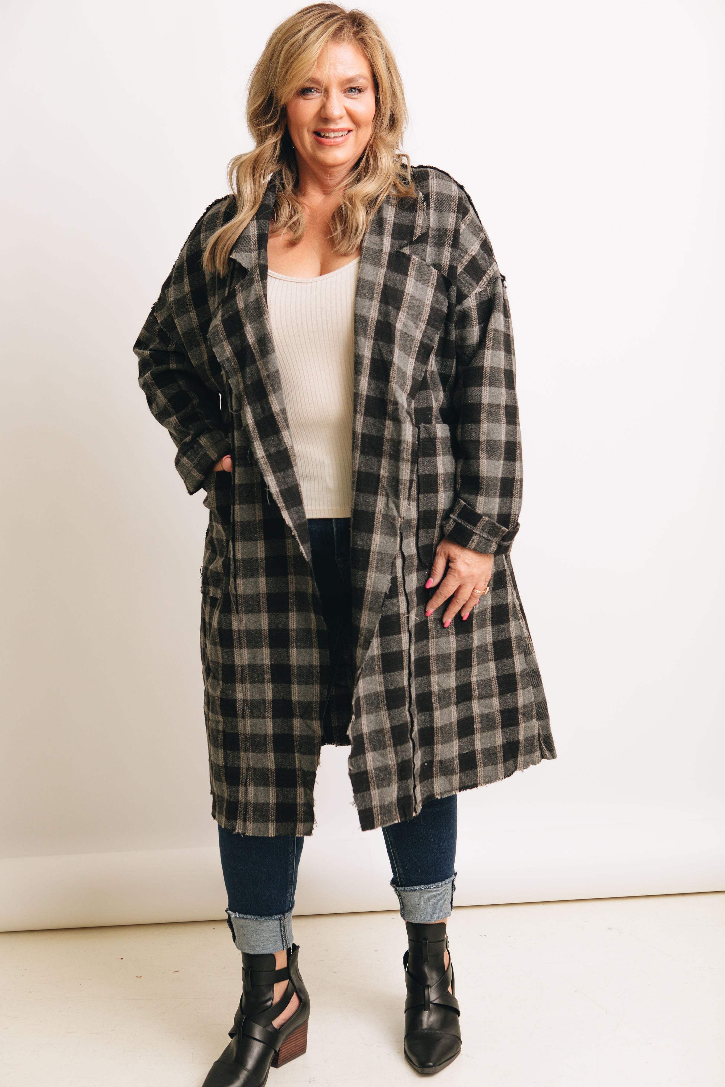 Tartan 2025 duster coat