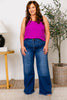 Mica Denim - First Pick Front Pocket Wide Leg Jeans (0-22W)
