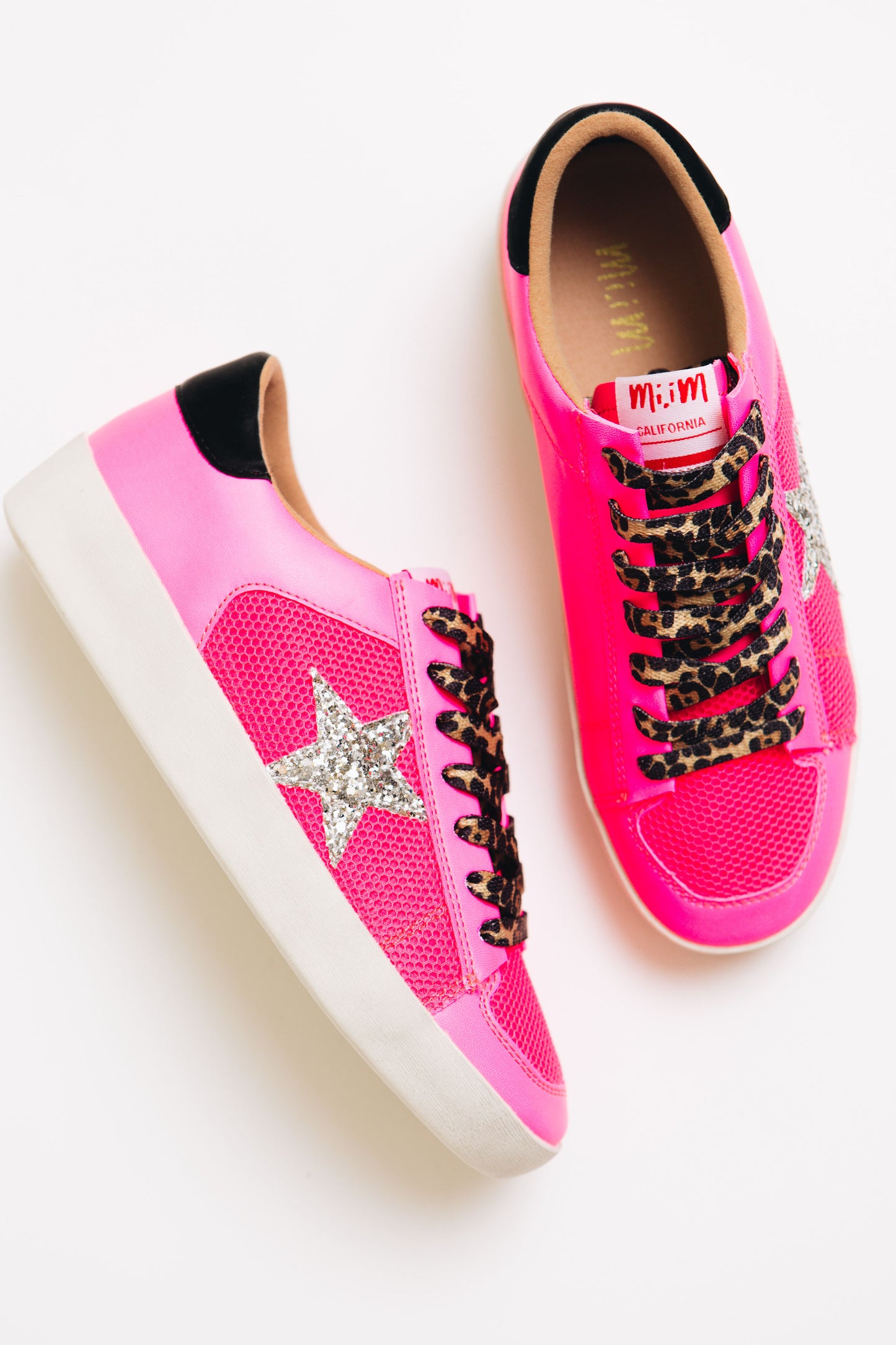 Drop It Like It's Hot Pink Star Sneakers