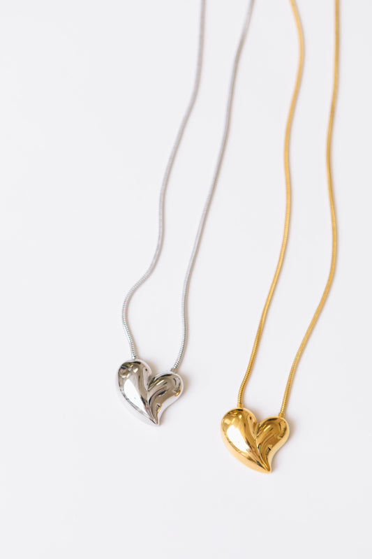 RESTOCKED: Waterproof Heart Pendant Necklace