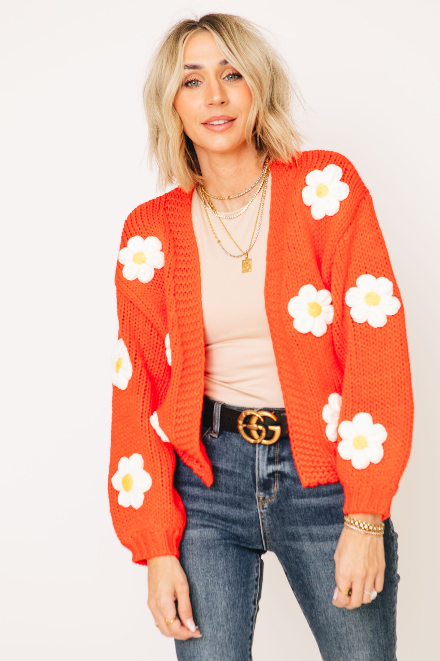 Ivy Exclusive - Pocket Full of Daisies Cardigan (S-3XL)