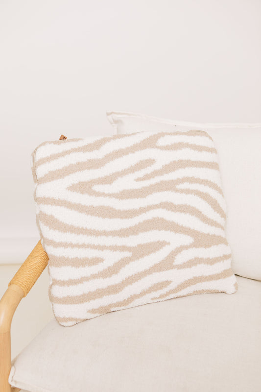 Zebra Throw 2 in 1 Blanket Pillow (OS)