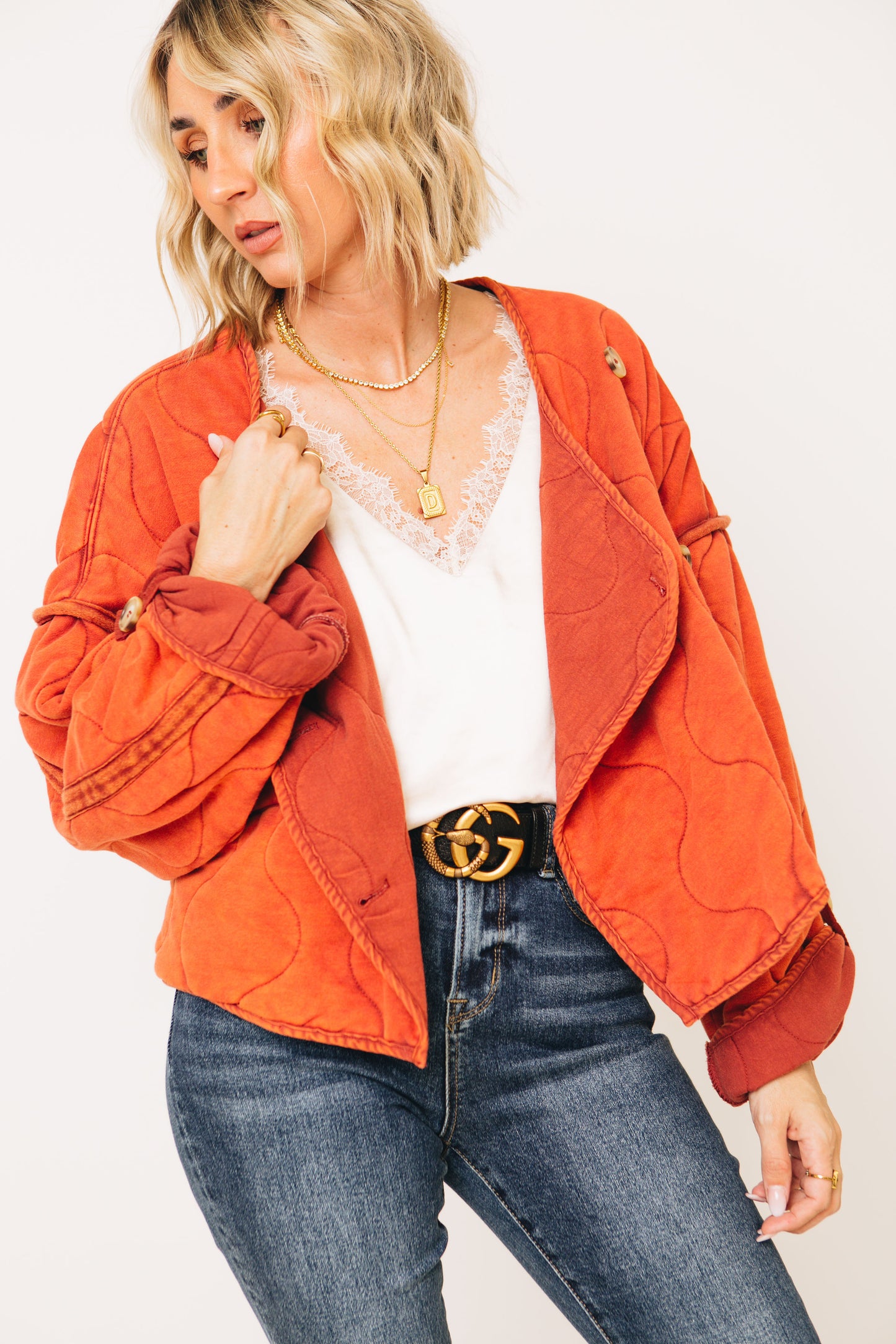 Bohemian Bliss - Quilted Cropped Jacket (S-XL)