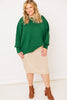 Regal Creamy Knit Maxi Skirt (S-3XL)