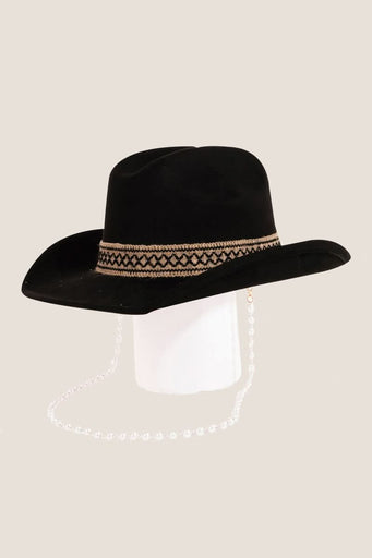 Texas Ornate Band Cowboy Hat